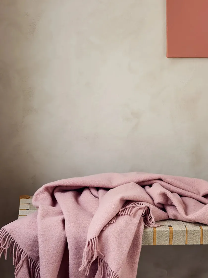 Silkeborg Uldspinderi Season Plaid, rust fra> Puder Og Plaider