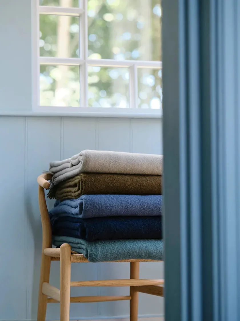 Silkeborg Uldspinderi Season Plaid, rust fra> Puder Og Plaider