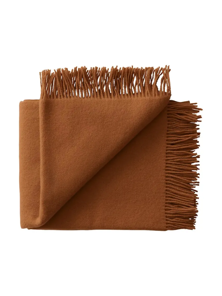 Silkeborg Uldspinderi Season Plaid, rust fra> Puder Og Plaider