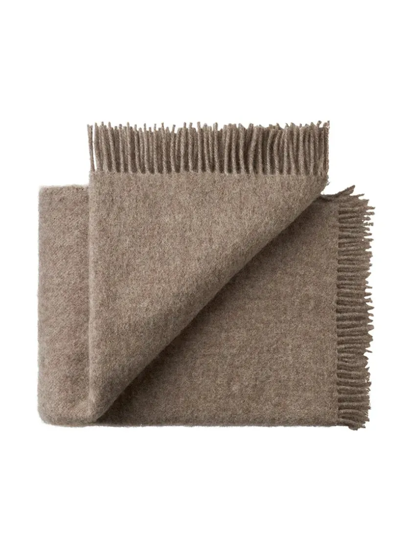 Silkeborg Uldspinderi Season Plaid, rust fra> Puder Og Plaider