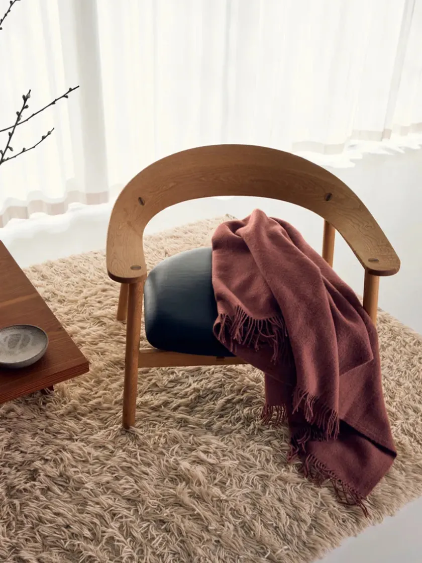 Silkeborg Uldspinderi Season Plaid, rust fra> Puder Og Plaider