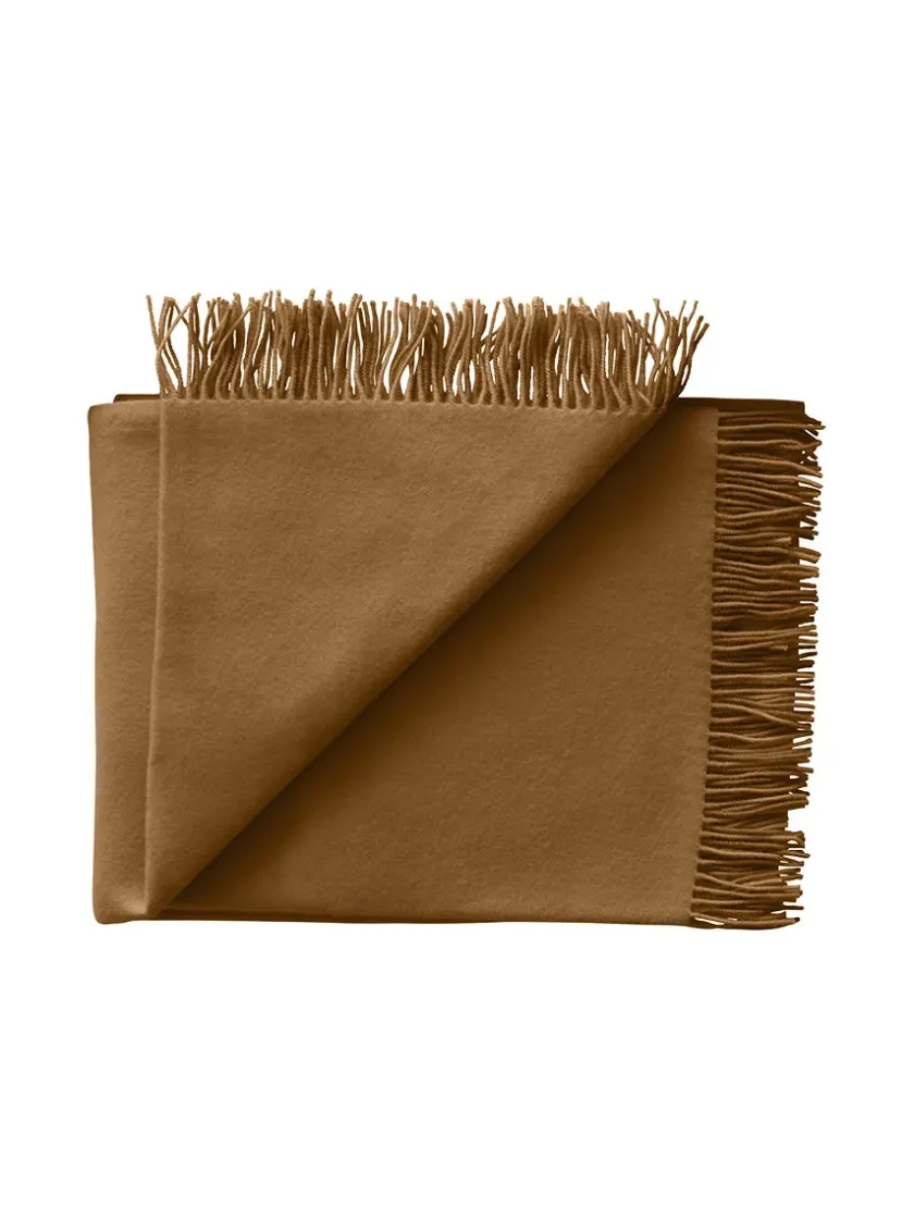 Silkeborg Uldspinderi Secret Plaid, moss/seaweed fra> Puder Og Plaider