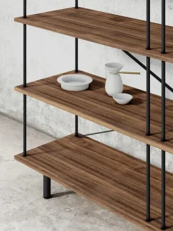 Stellar Works Seiton Reol 3-2 L, valnød fra> Reolsystemer|Reoler