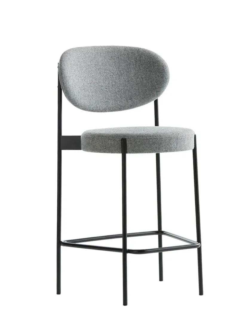 Verpan Serie 430 barstol, sort af Verner Panton> Barstole
