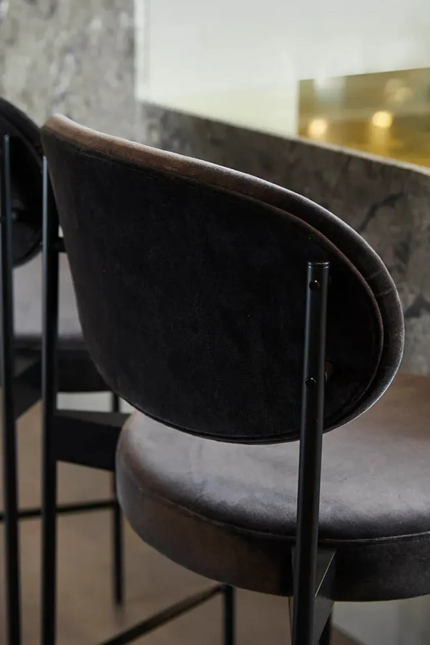 Verpan Serie 430 barstol, sort af Verner Panton> Barstole