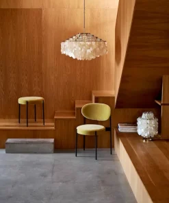 Verpan Serie 430 spisestol, sort af Verner Panton><noscript><img width=