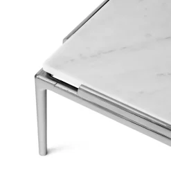 &Tradition Sett LN11 Sidebord, bianco carrara marble/chrome fra><noscript><img width=
