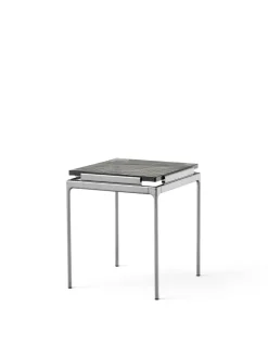 &Tradition Sett LN11 Sidebord, verde guatemala marble/chrome fra><noscript><img width=