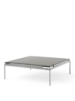 &Tradition Sett LN13 Sofabord, smoked glass/chrome fra> Sofaborde