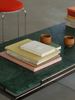 &Tradition Sett LN12 Sofabord, verde guatemala marble/chrome fra> Sofaborde