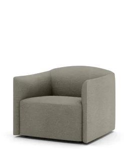 New Works Shore Lounge Chair Extended Base, lava rock fra><noscript><img width=