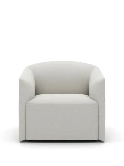 New Works Shore Lounge Chair Extended Base, quill fra> Lænestole