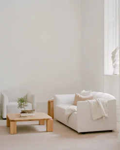 New Works Shore Sofa 2 Seater Extended Base, taupe fra><noscript><img width=