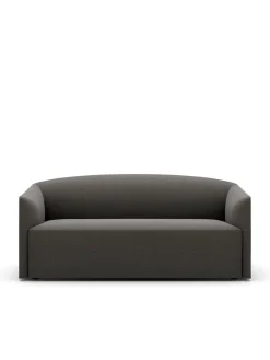 New Works Shore Sofa 2 Seater Extended Base, lava rock fra> Sofaer
