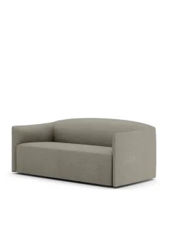 New Works Shore Sofa 2 Seater Extended Base, lava rock fra><noscript><img width=