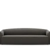 New Works Shore Sofa 3 Seater Extended Base, lava rock fra> Sofaer