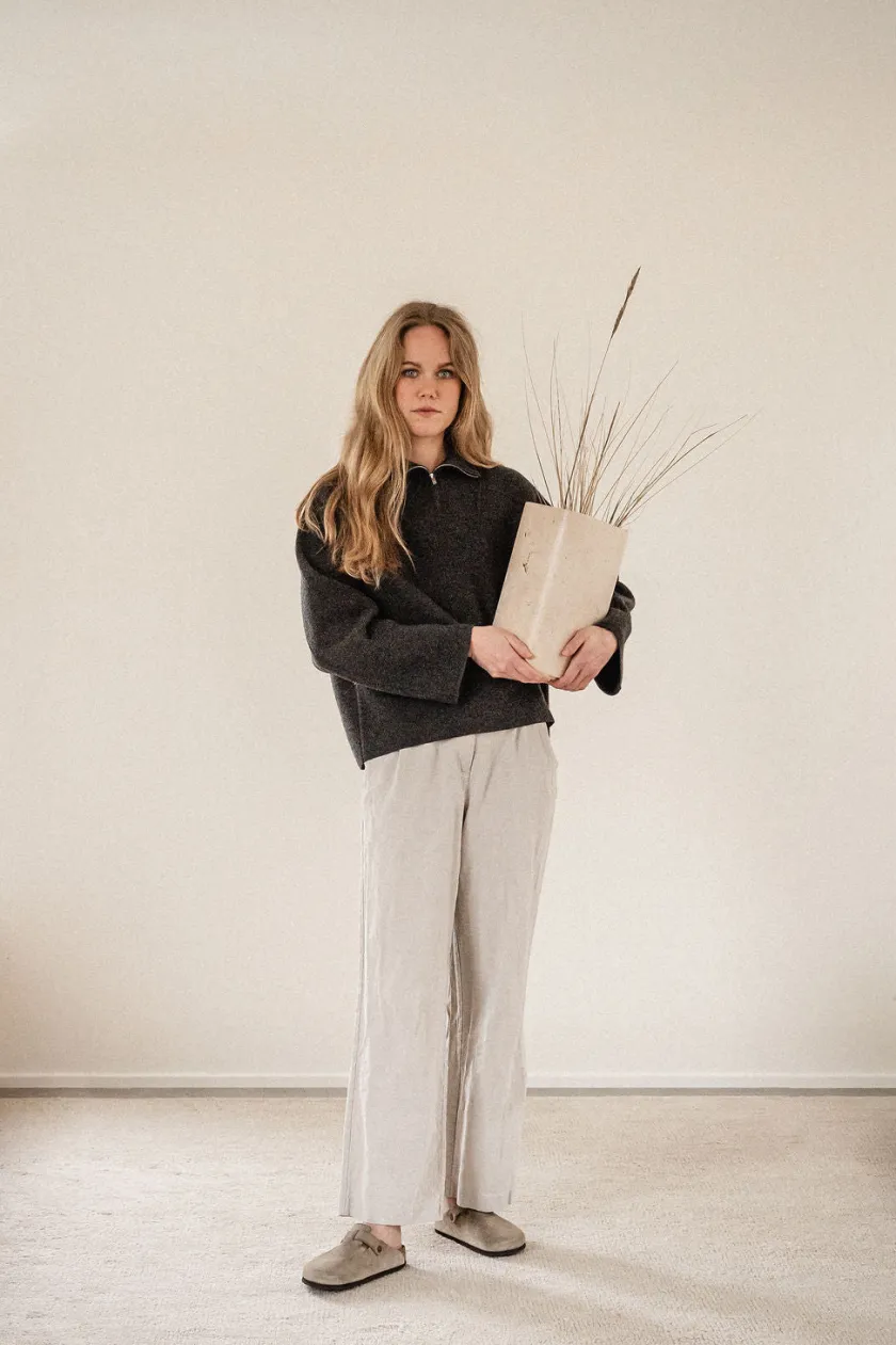 Wabi Sabi Nordic Siv Vase, medium fra> Gaver Til Hende|Vaser
