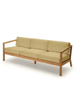 Fritz Hansen Skagerak Virkelyst 3 pers. Sofa, Golden Yellow Stripe fra><noscript><img width=