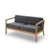 Fritz Hansen Skagerak Virkelyst 2 pers. Sofa, Charcoal fra> Udendørs Loungemøbler