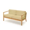 Fritz Hansen Skagerak Virkelyst 2 pers. Sofa, Honey Yellow fra> Udendørs Loungemøbler