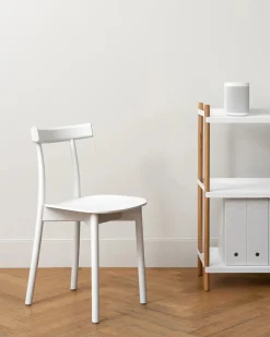 Nine Skinny wooden chair, ash/black fra><noscript><img width=