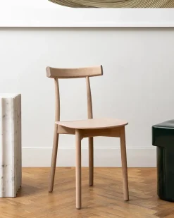 Nine Skinny wooden chair, ash/black fra><noscript><img width=