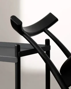 Nine Skinny wooden chair, ash/black fra><noscript><img width=