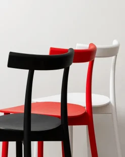 Nine Skinny wooden chair, ash/black fra><noscript><img width=