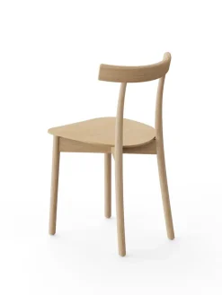 Nine Skinny wooden chair, ash/red fra><noscript><img width=