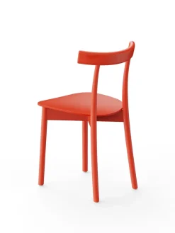 Nine Skinny wooden chair, ash/red fra><noscript><img width=