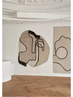 Linie Design Slanted Self vægtæppe, 190 x 230 cm fra> Gulvtæpper