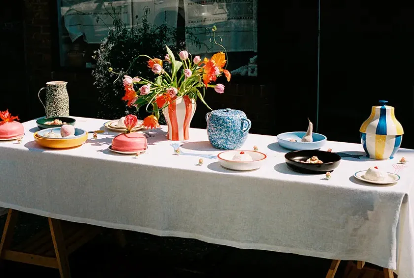 HAY Sobremesa stripe vase fra> Vaser