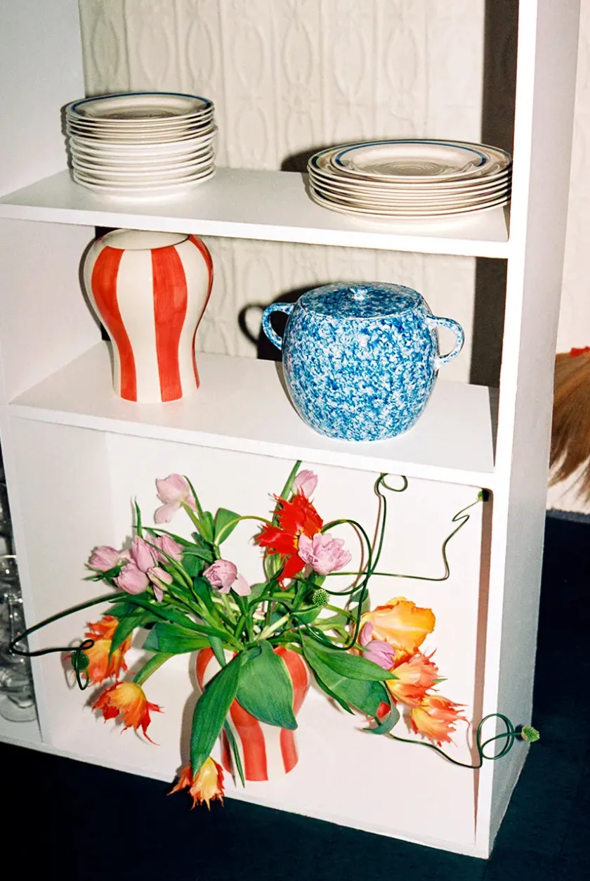 HAY Sobremesa stripe vase fra> Vaser