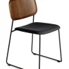HAY Soft Edge 50 Sled, polstret stol fra> Spisebordsstole