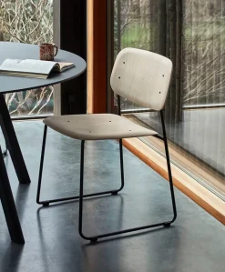 HAY Soft Edge 50 Sled stol fra> Spisebordsstole