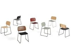 HAY Soft Edge 55 Sled stol fra><noscript><img width=