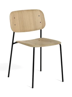 HAY Soft Edge spisestol, stålben fra> Spisebordsstole