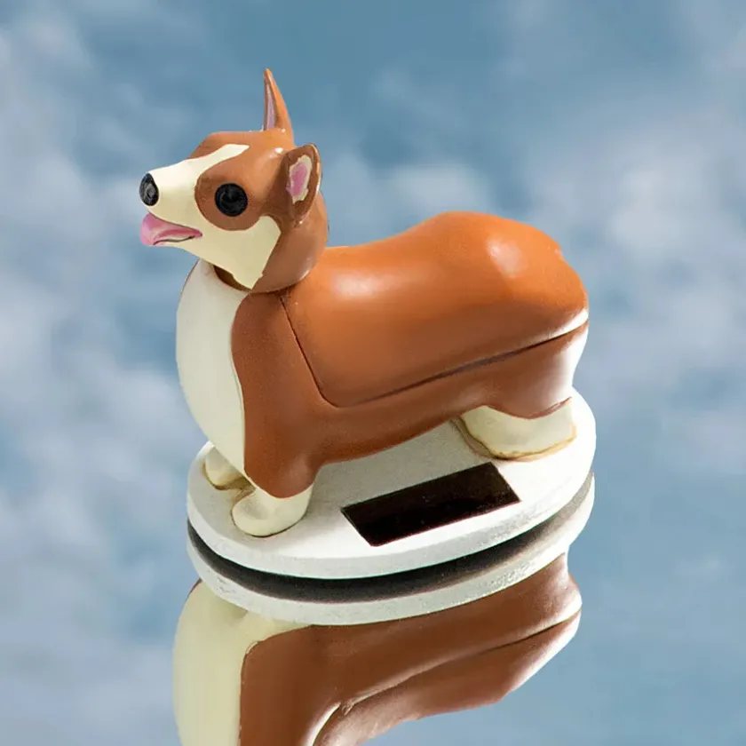 Kikkerland Solar Corgi fra> Figurer