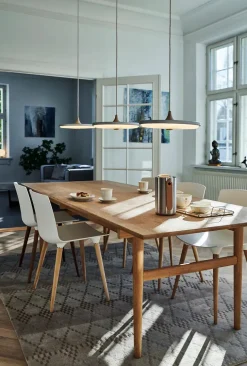 Le Klint Soleil pendel small, røget eg, plast skærm fra><noscript><img width=