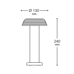 SOWDEN Light Portable Lamp PL1, red/yellow><noscript><img width=