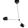Editions Serge Mouille Spider Big Wall Lamp w/3 Fixed Arms af Serge Mouille> Væglamper|Spots