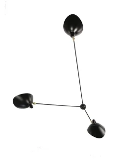 Editions Serge Mouille Spider Big Wall Lamp w/3 Fixed Arms af Serge Mouille> Væglamper|Spots
