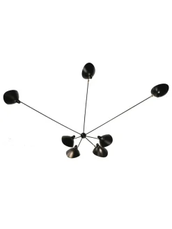 Editions Serge Mouille Spider Big Wall Lamp w/7 Fixed Arms af Serge Mouille> Væglamper|Spots