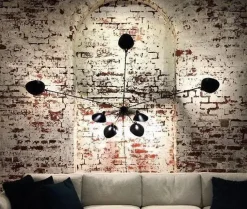 Editions Serge Mouille Spider Big Wall Lamp w/7 Fixed Arms af Serge Mouille> Væglamper|Spots