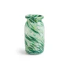 HAY Splash Vase Roll Neck Small, green swirl fra> Vaser