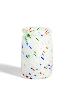 HAY Splash Vase Roll Neck Small, green swirl fra><noscript><img width=