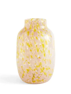 HAY Splash Vase, Round light pink and blue fra><noscript><img width=