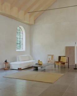 Linie Design Split Plains Tæppe, Beige fra><noscript><img width=