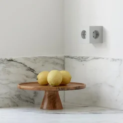 Avolt Square 2 Stikdåse med USB, beige fra><noscript><img width=