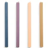 HAY Square Candle 4 Stk., dark fra> Stearinlys